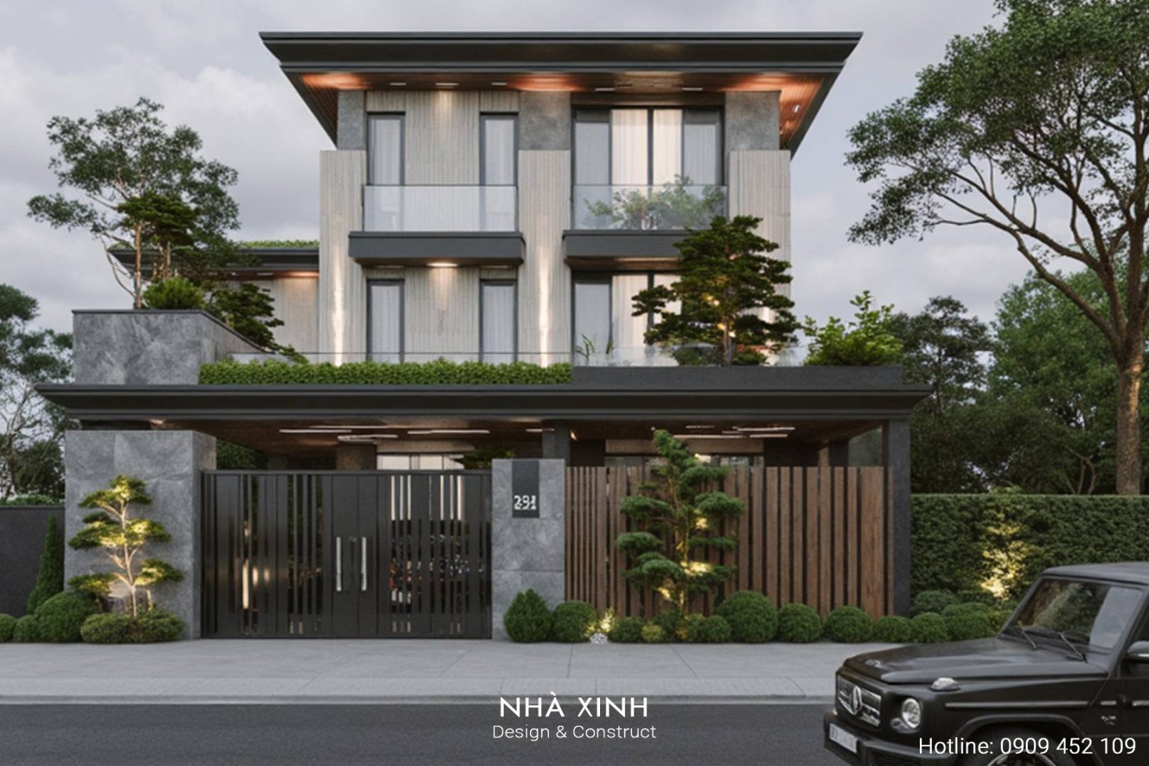 thiet ke biet thu dep 4