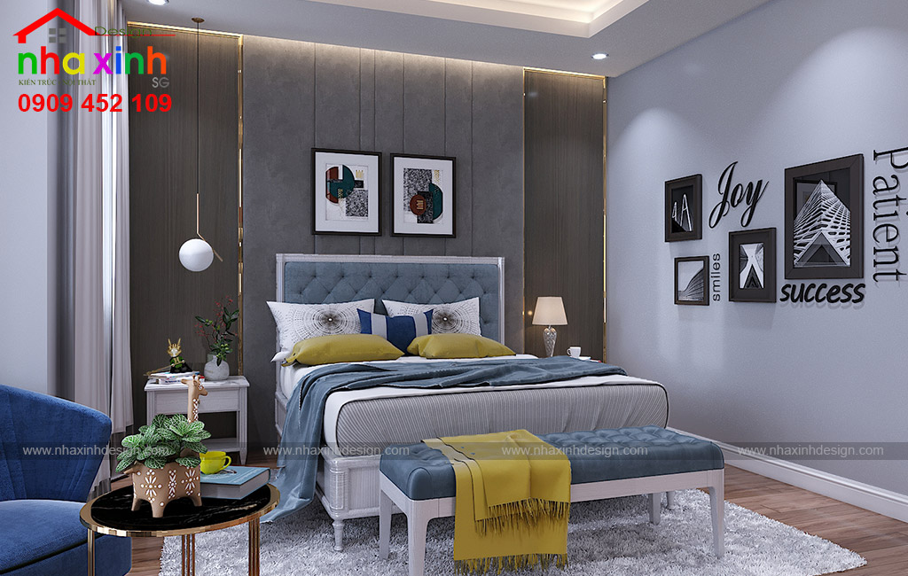 Nội thất phòng ngủ con trai phong cách đồ gỗ | Chị Chi. Ảnh 1