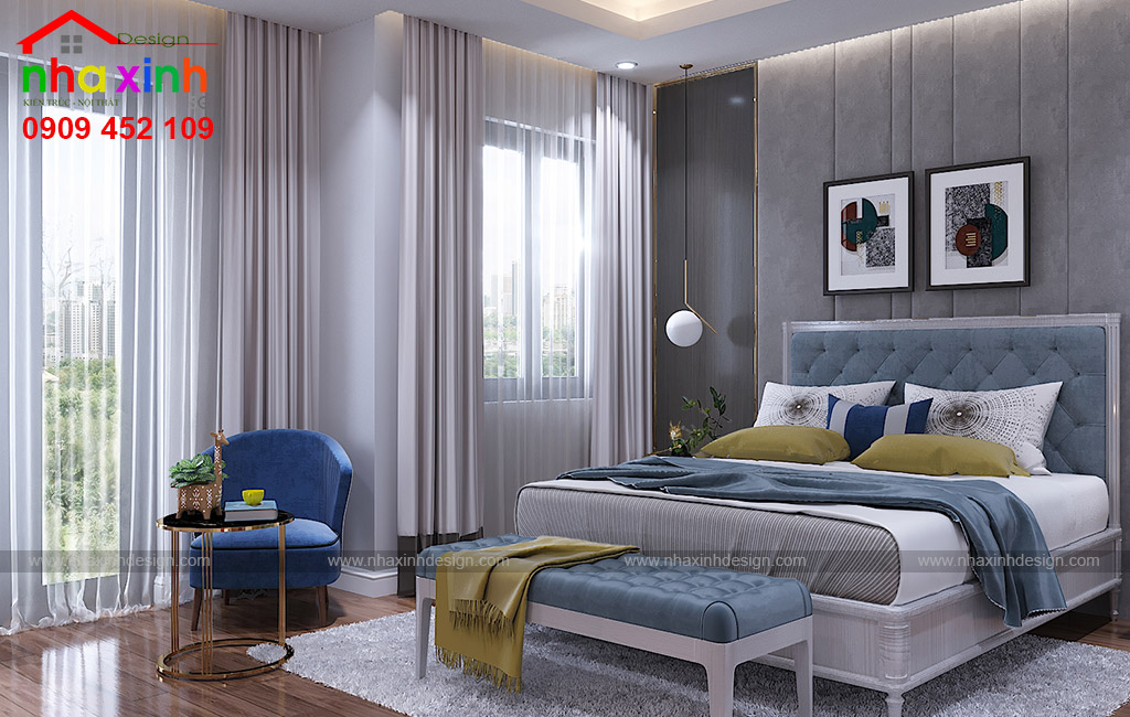 Nội thất phòng ngủ con trai phong cách đồ gỗ | Chị Chi. Ảnh 3