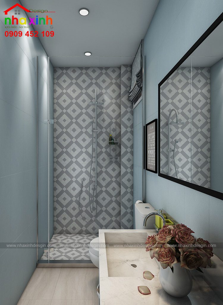 Phòng WC biệt thự phố 3 tầng | Anh Trung. Ảnh 2