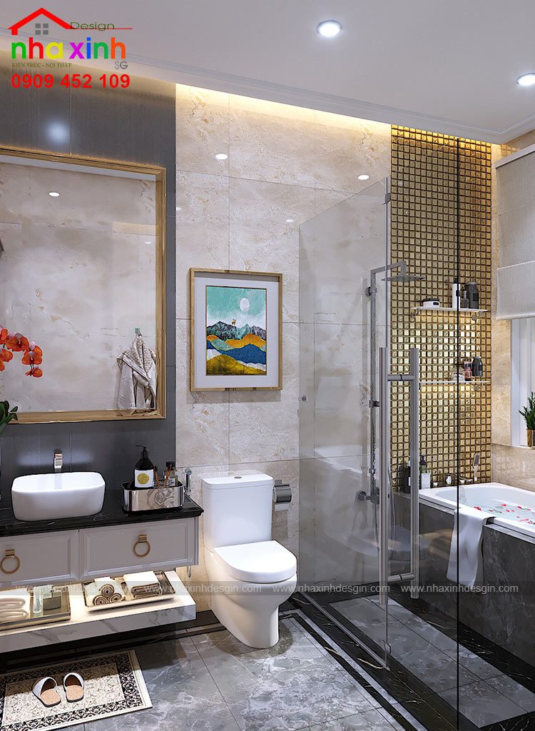 Biệt Thự Cổ Điển 2 Tầng Phong Cách Lâu Đài Siêu Sang Trọng | Chú Biển | BT-117 48 Phòng WC con trai biệt thự cổ điển phong cách lâu đài. Ảnh 3