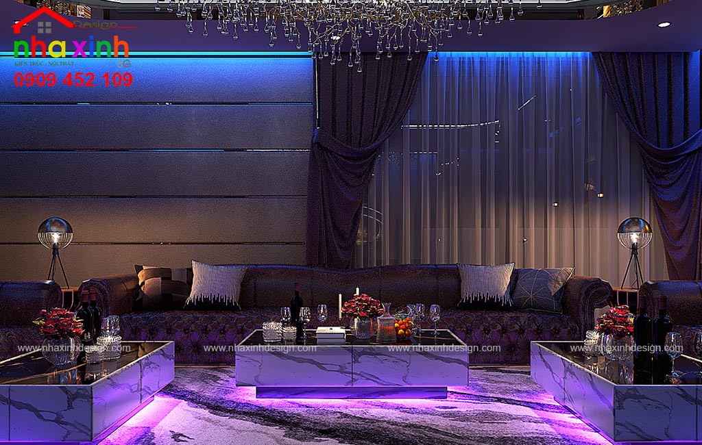 Thiết kế phòng karaoke view 04