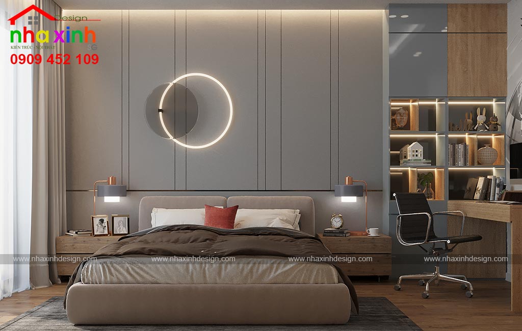 Phòng ngủ con trai với phong cách thiết kế khoa học tương lai