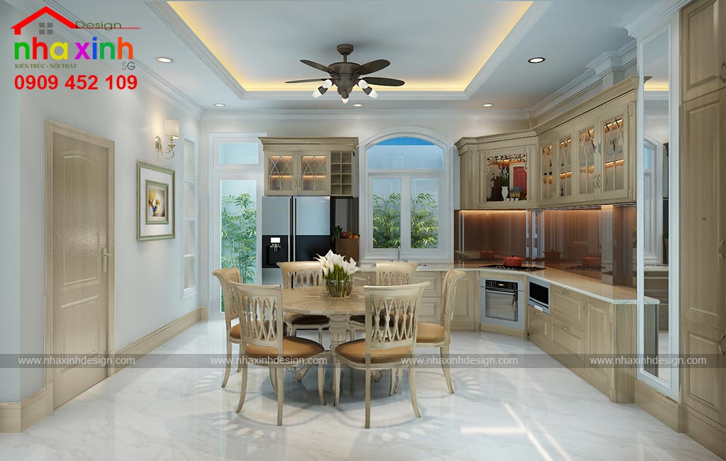 Thiết kế không gian bếp view 02