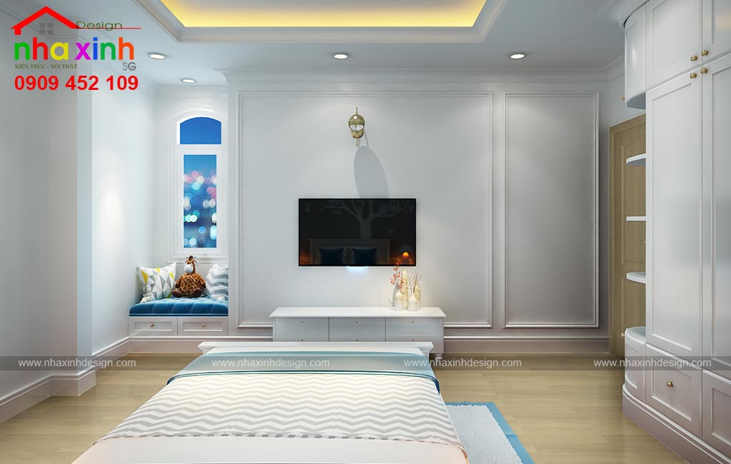 Thiết kế nội thất phòng ngủ 1 view 03