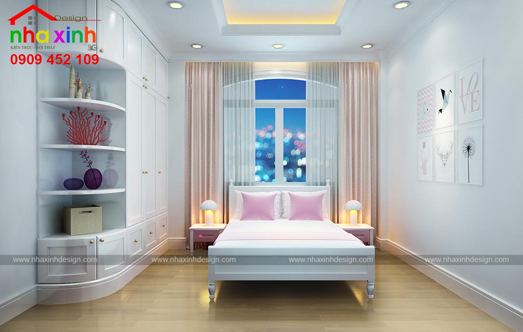 Thiết kế nội thất phòng ngủ 2 view 01