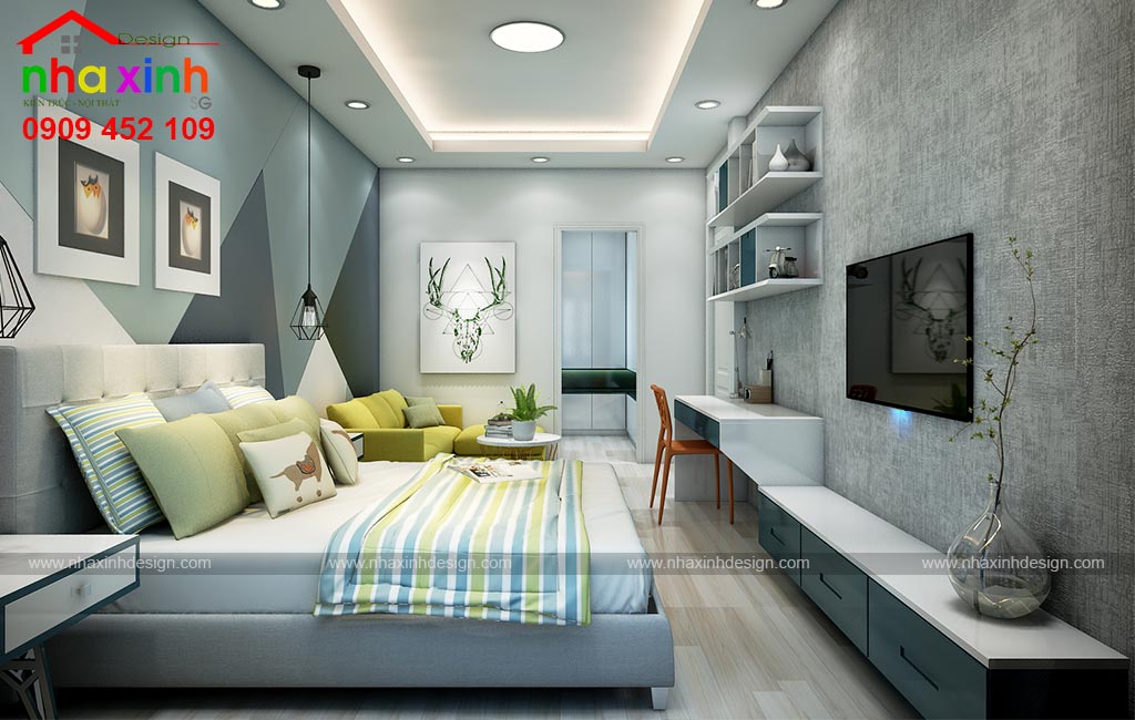 Thiết kế phòng ngủ con trai view 02