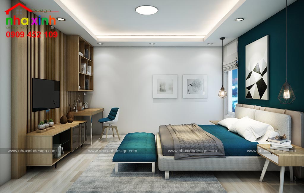 Thiết kế phòng ngủ con trai view 01