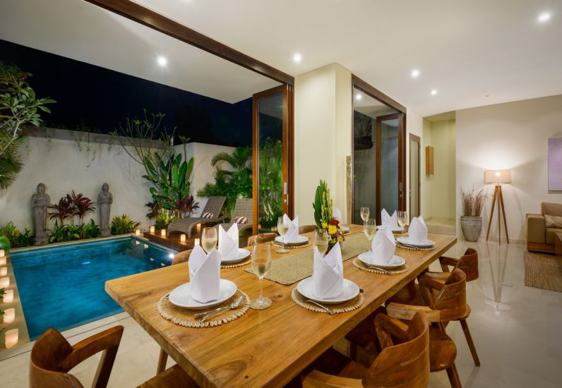 Thiết kế nội thất phòng khách - bếp view 03