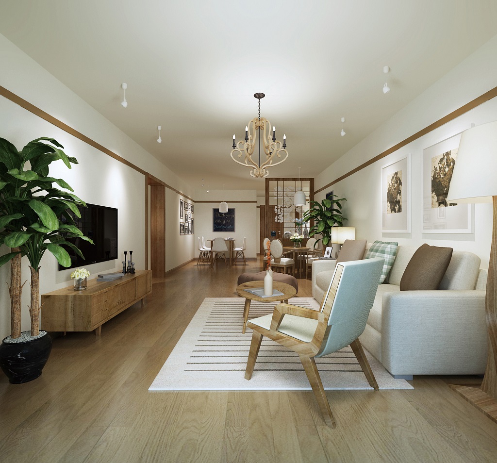 Thiết kế nội thất đẹp có sự hòa quyện không gian xanh 