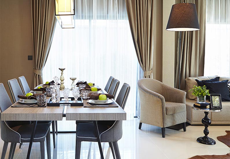 Mẫu Biệt Thự Vườn Phong Cách Thái Lan Siêu Sang Trọng 6 Phòng khách bếp biệt thự thái lan 4