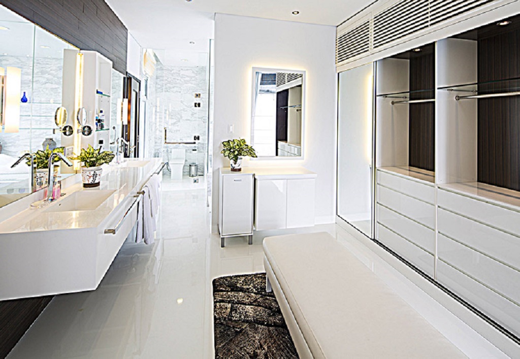 Một phong cách thiết kế phòng wc đậm chất hiện đại nghỉ dưỡng Châu Âu