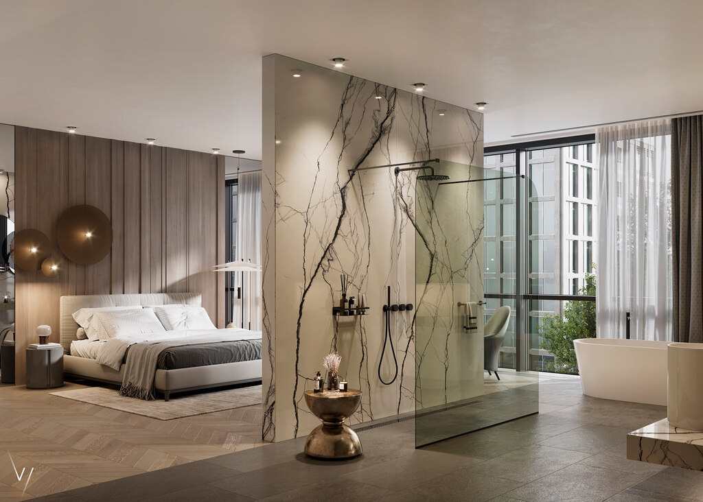 Điểm Qua Ý Tưởng Thiết Kế Nội Thất Khách Sạn Tiêu Chuẩn 5 Sao Cao Cấp 8 Nội thất phòng ngủ khách sạn sang trọng, triệu đô 2