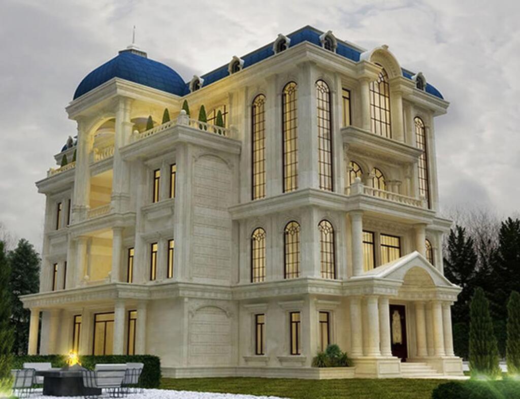 Biệt thự cổ điển 5 tầng phong cách Georgian