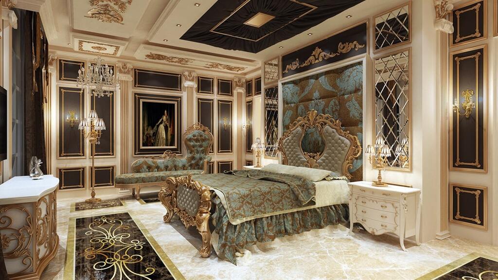 Mẫu phòng ngủ cổ điển kiểu Ý 2