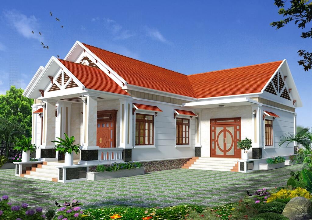 10+ Mẫu Nhà Mái Thái Chữ L 1 Tầng Được Tìm Kiếm Nhiều Nhất 2022 13 Mẫu nhà mái thái nông thôn 1 tầng chữ L