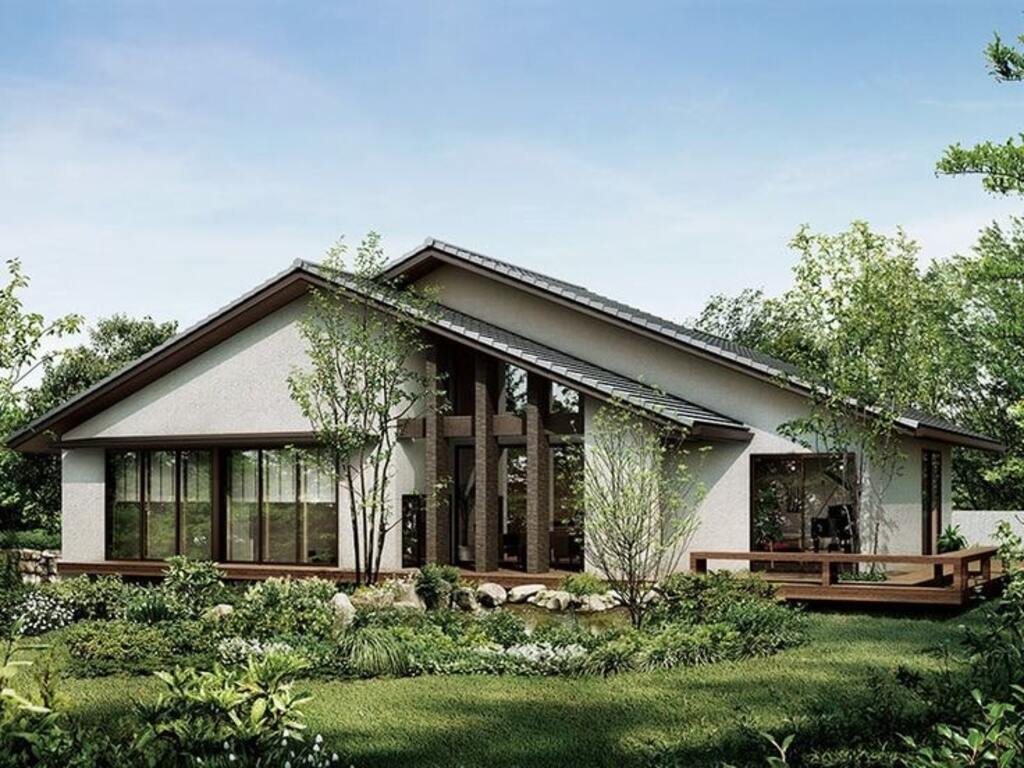 Tổng Hợp 10+ Mẫu Nhà Vườn Mái Nhật 3 Phòng Ngủ Đẹp Nhất Năm 2022 8 Mẫu nhà vườn đơn giản mái nhật 3 phòng ngủ