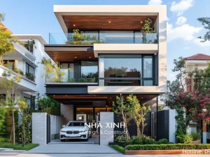 Biệt Thự 3 Tầng Hiện Đại Thiết Kế Tiện Nghi Sang Trọng BT161