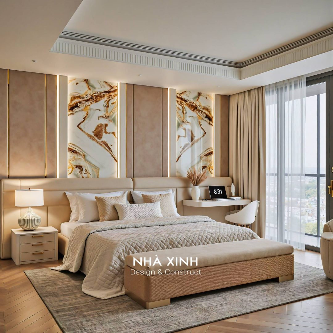 biet thu pho 2 tang phong cach toi gian hien dai sang trong 11