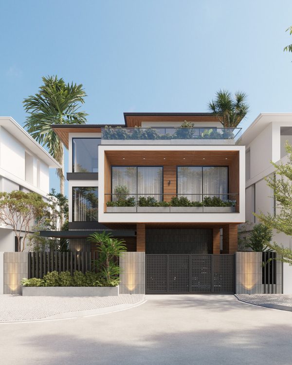 10+ Mẫu Biệt Thự Sân Vườn 3 Tầng 250m2 Đẹp Vạn Người Mê