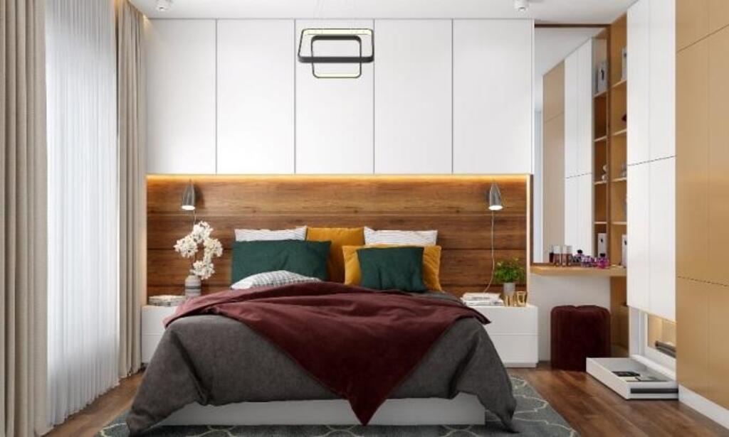 Nội thất nhà phố 3 tầng bày trí tối giản và hiện đại – phòng ngủ 3