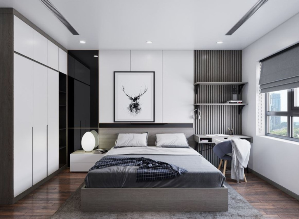Thiết kế phòng ngủ tối giản đem đến cảm giác thư thái
