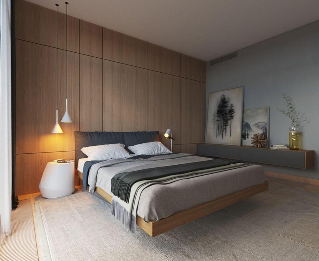 Mẫu thiết kế phòng ngủ đơn giản nhưng ấn tượng, phù hợp cả nam và nữ