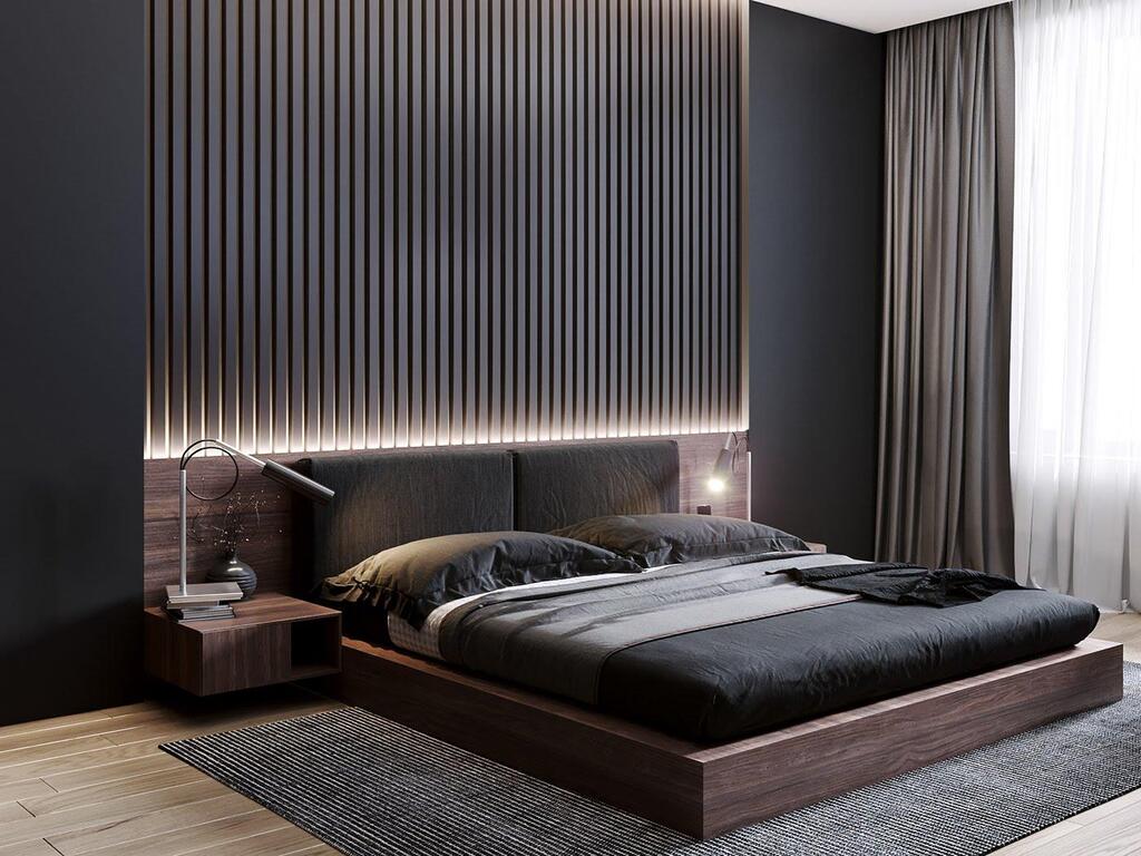 Giường ngủ gỗ đơn giản mà đẹp tinh tế