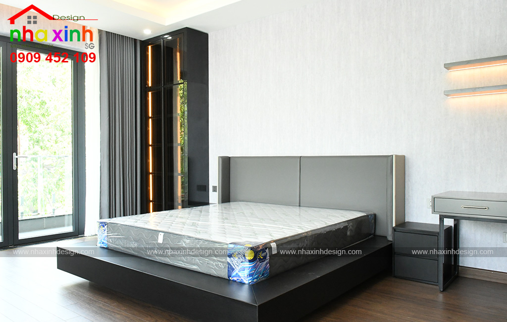 Phòng ngủ con trai được thiết kế thông thoáng với tone màu được Nhà Xinh lựa chọn dựa trên sở thích cá nhân 