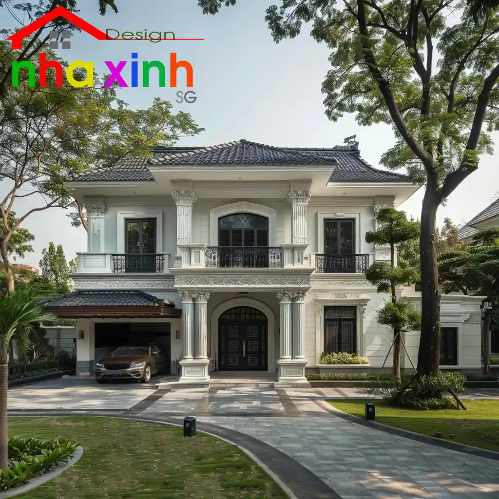 biệt thự tân cổ điển 100m2 2 tầng