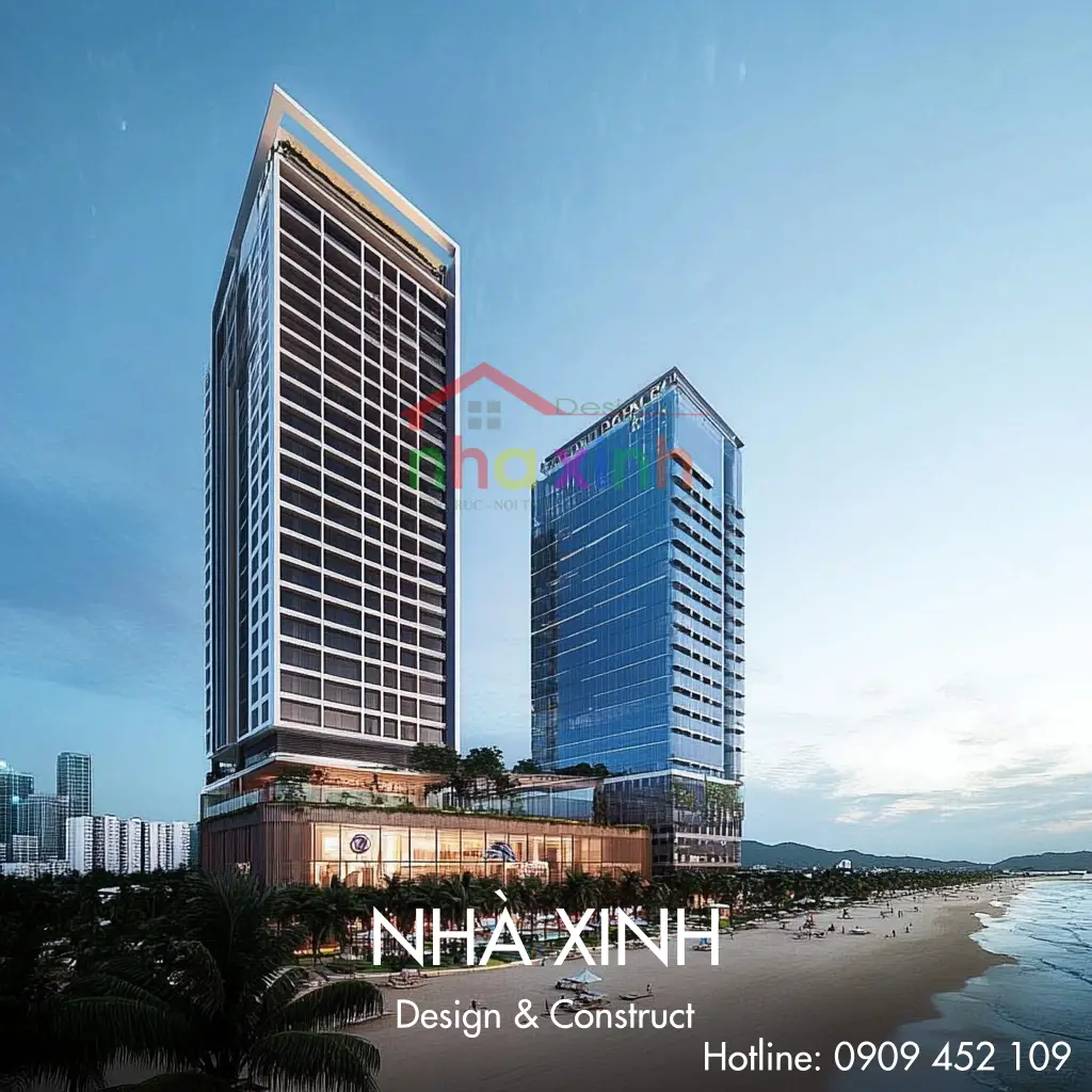 Toàn cảnh khách sạn nhìn từ xa