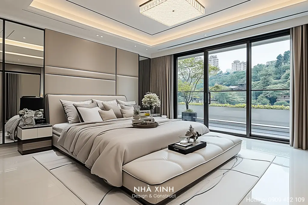 noi that phong cach luxury kien truc thong tang dep melosa garden 6