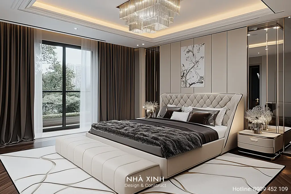 noi that phong cach luxury kien truc thong tang dep melosa garden 8