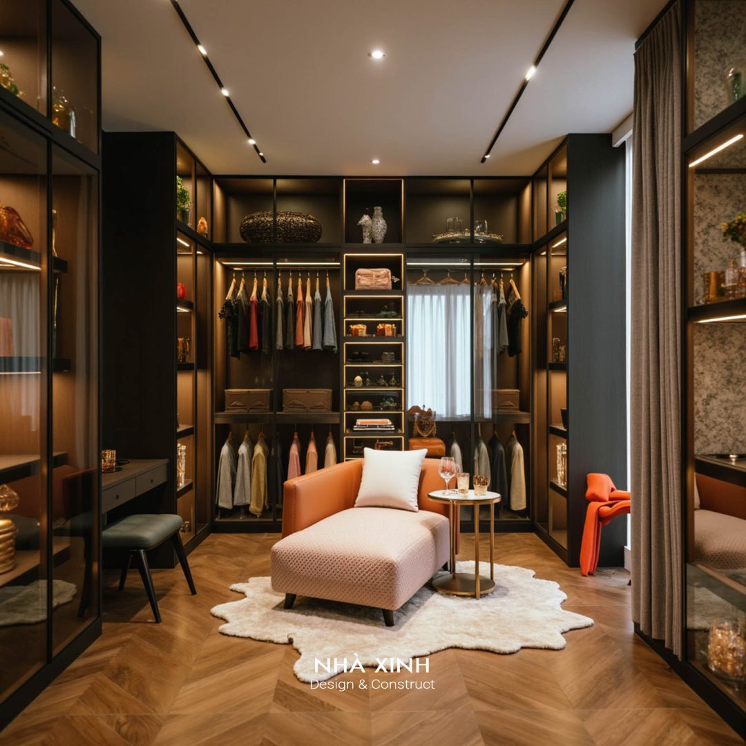 nội thất phòng để quần áo 