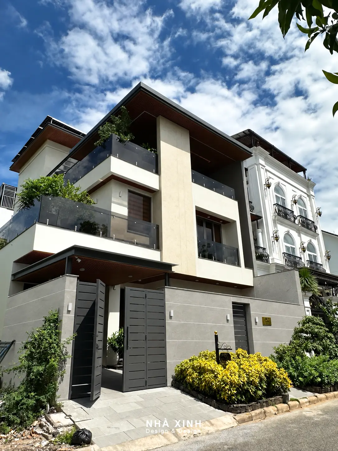 thiết kế biệt thự nam thông phú mỹ hưng
