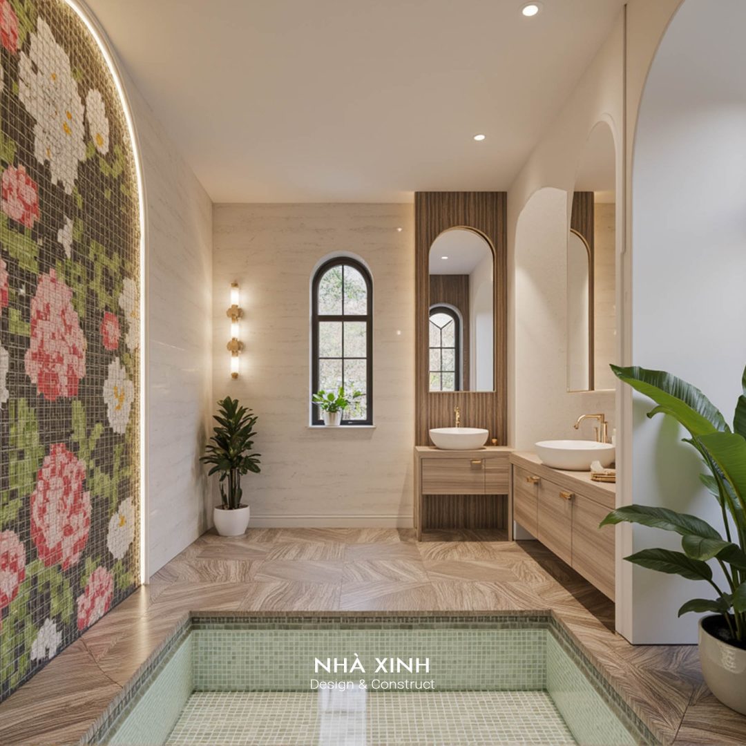 Thiết kế nội thất phòng Jacuzzi