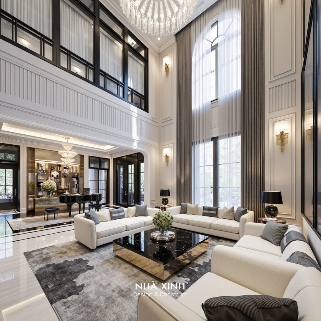 thiết kế nội thất phòng khách 