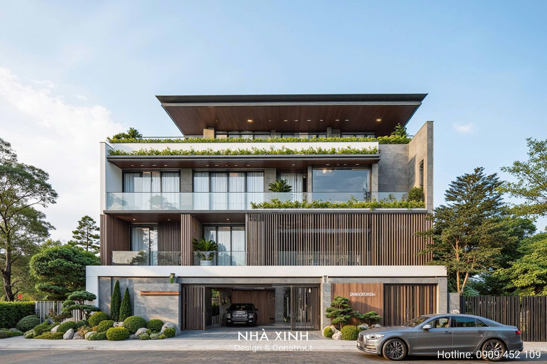mẫu thiết kế biệt thự Modern Essence hiện đại