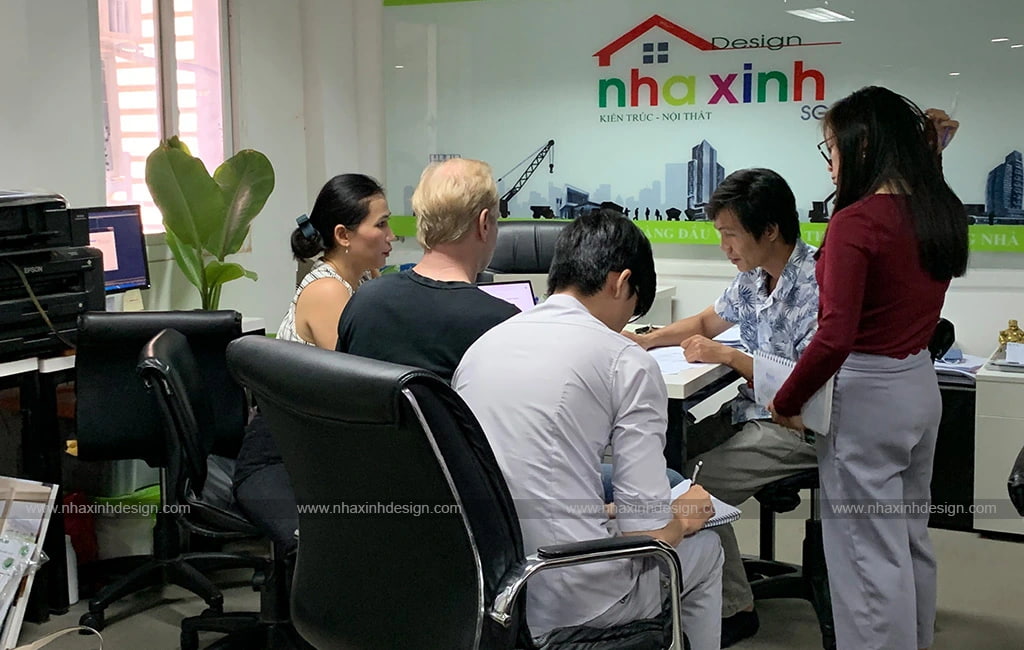 Nhà Xinh Design đơn vị thiết kế biệt thự Modern Essence uy tín