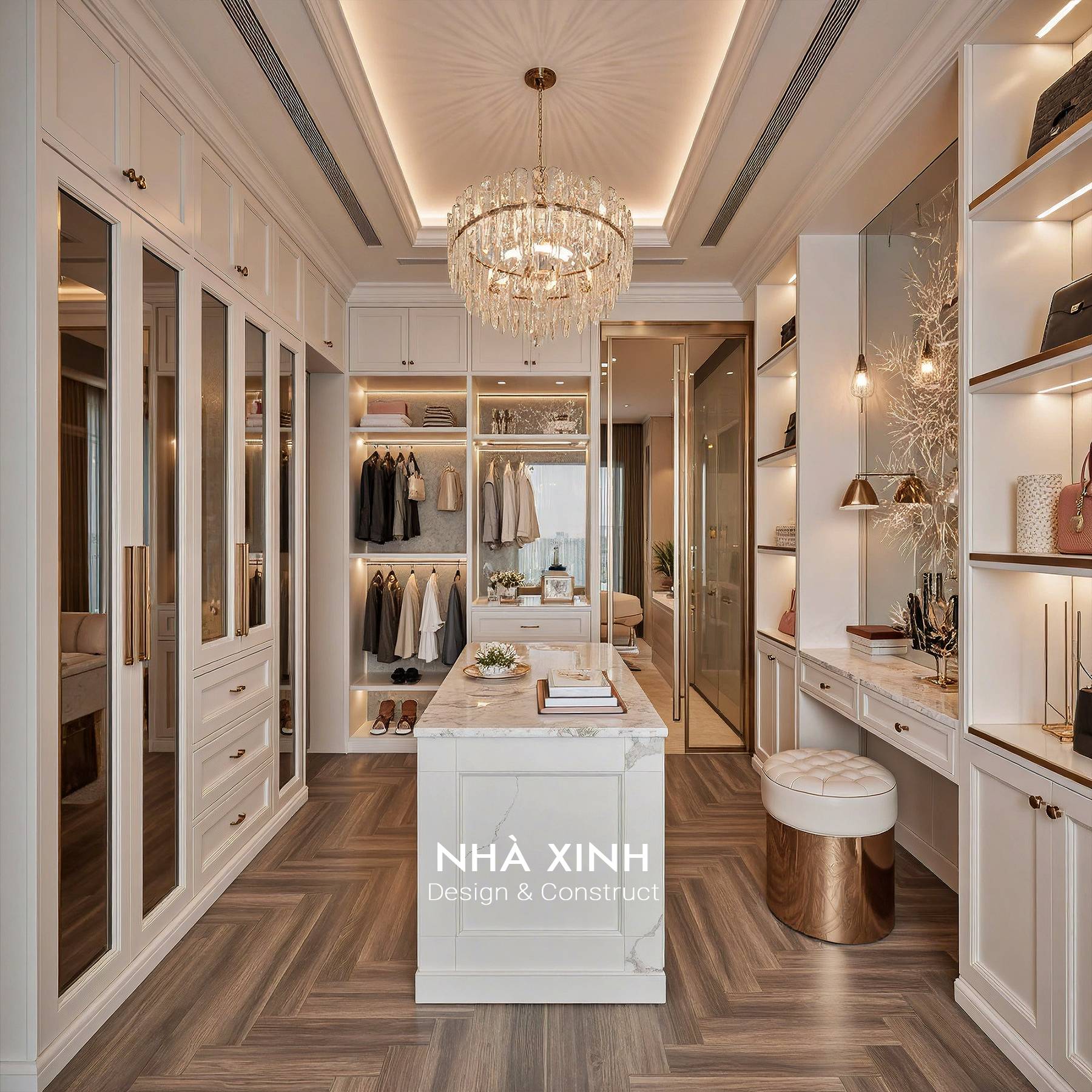 Mẫu nội thất phòng bếp hiện đại với thiết kế tiện nghi và sang trọng