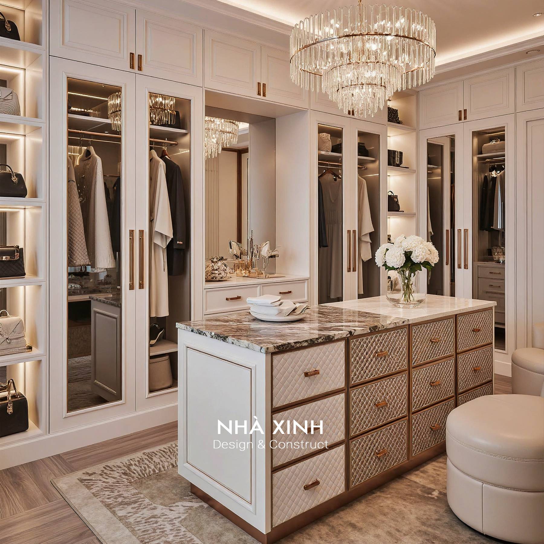Mẫu nội thất phòng ngủ sang trọng, tiện nghi