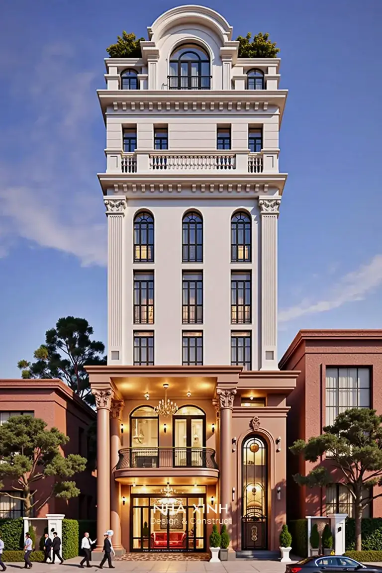 thiết kế building tân cổ điển đẹp