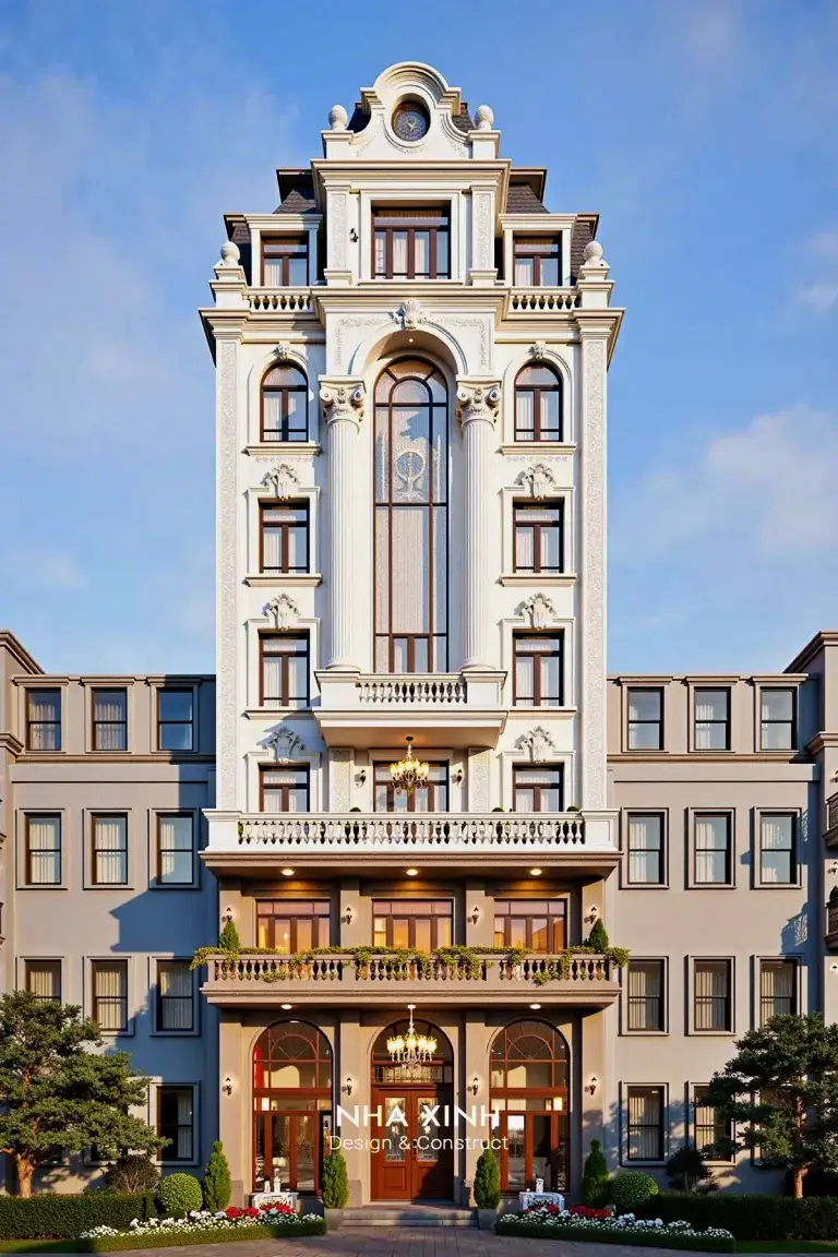 thiết kế mẫu building tân cổ điển