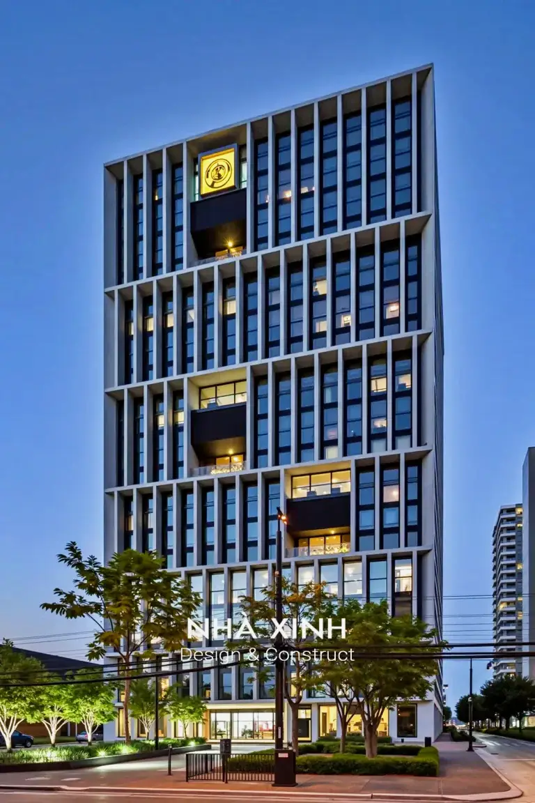 thiết kế kiến trúc văn phòng hiện đại