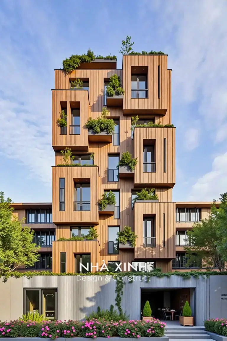 thiết kế căn hộ dịch vụ