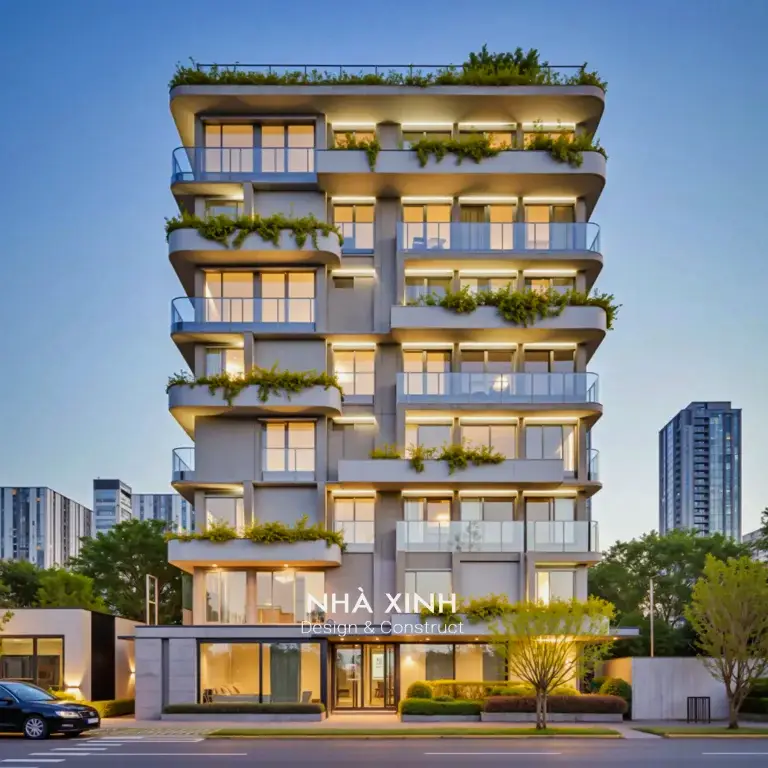 thiết kế khách sạn sang trọng hiện đại