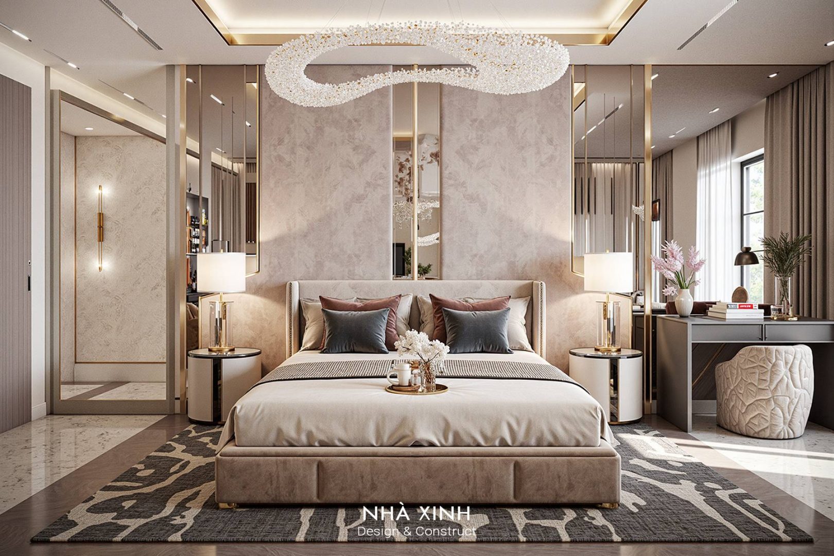 thiet ke noi that phong cach traditional dang cap chi linh nt 267 9