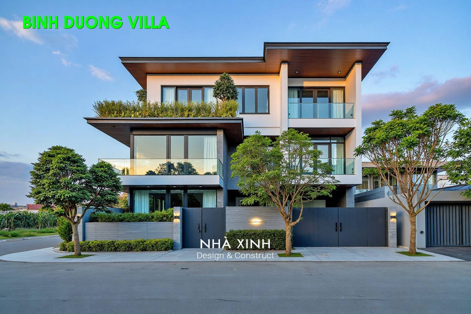 biet thu hien dai san vuon rong 1000m² gan dai lo binh duong