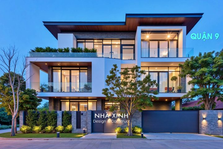 du an biet thu hien dai san vuon rong 800m² quan 9