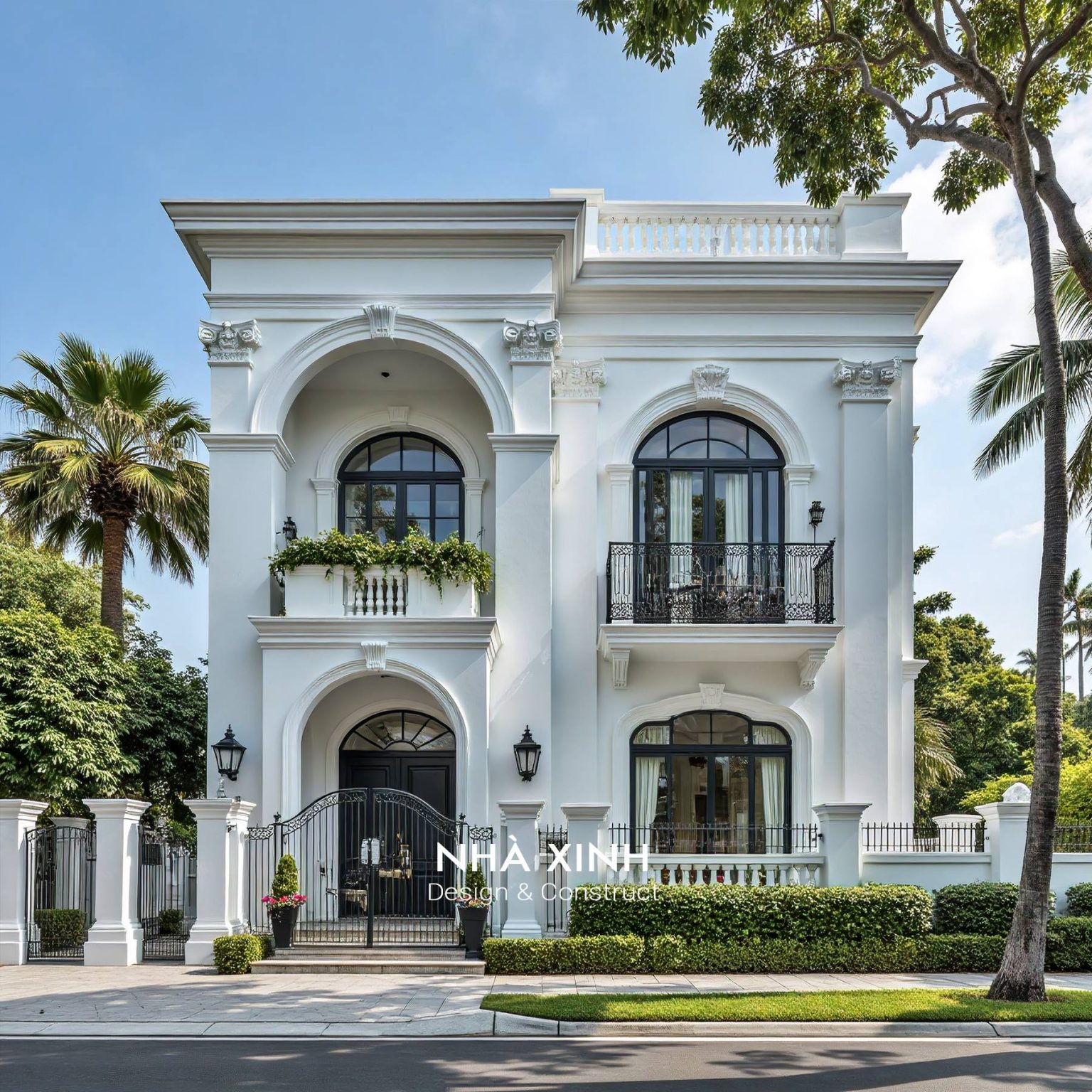 Biệt thự 2 tầng đẹp có hồ bơi mini, tối ưu diện tích và vẫn resort (Dự án 24)